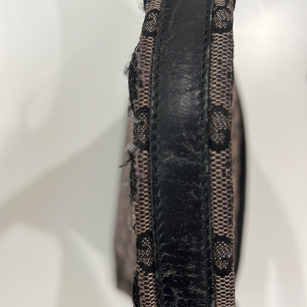 Vintage Gucci Monogram Bag Brown - Picture 10 of 10
